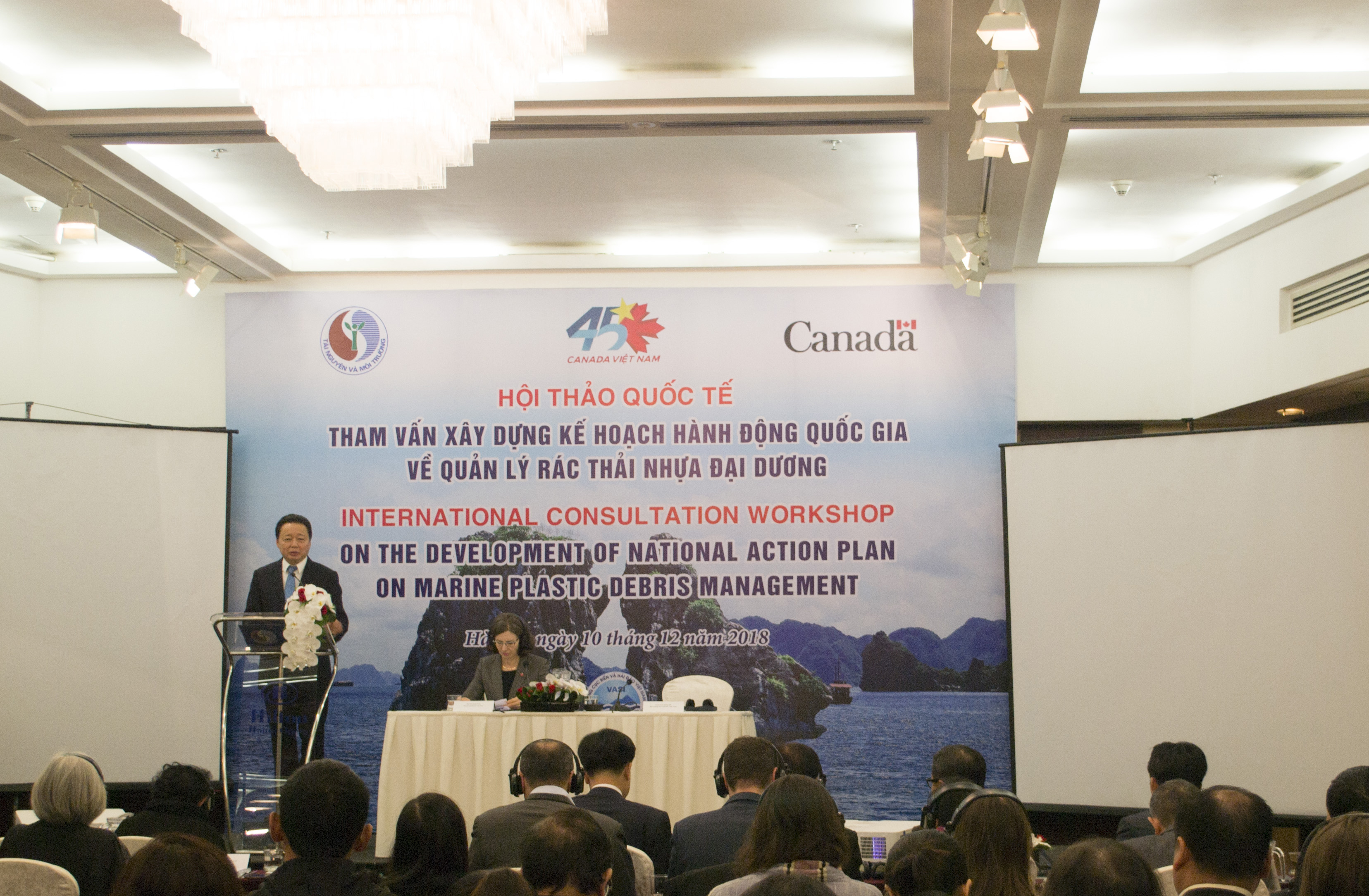 Hội thảo quốc tế tham vấn xây dựng Kế hoạch hành động quốc gia của Việt Nam về quản lý rác thải nhựa đại dương